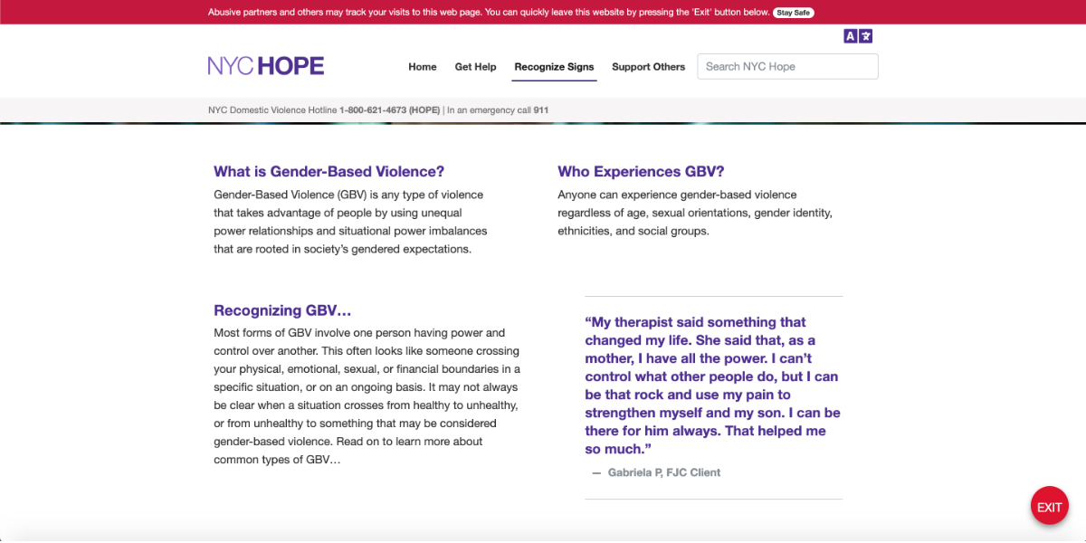 Facts about domestic violence